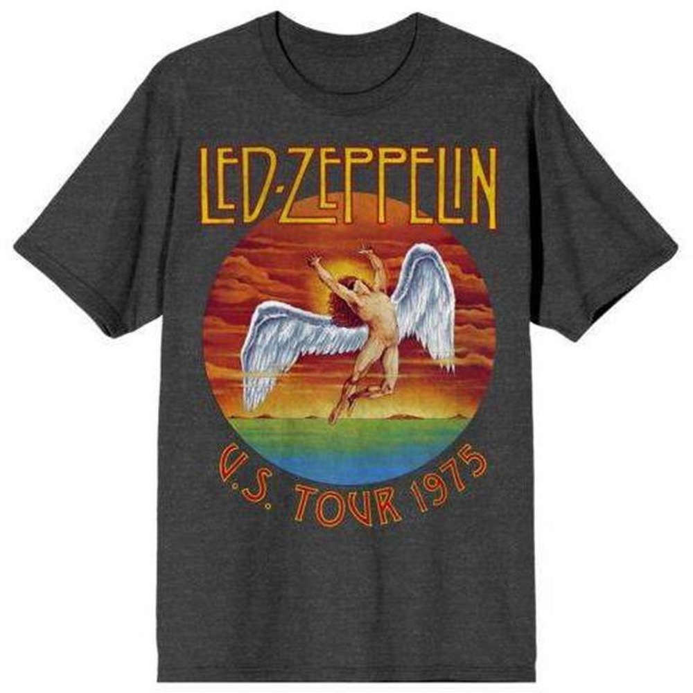 Men's Led Zeppelin Short Sleeve Graphic T-Shirt - Gray XXL new 🆕